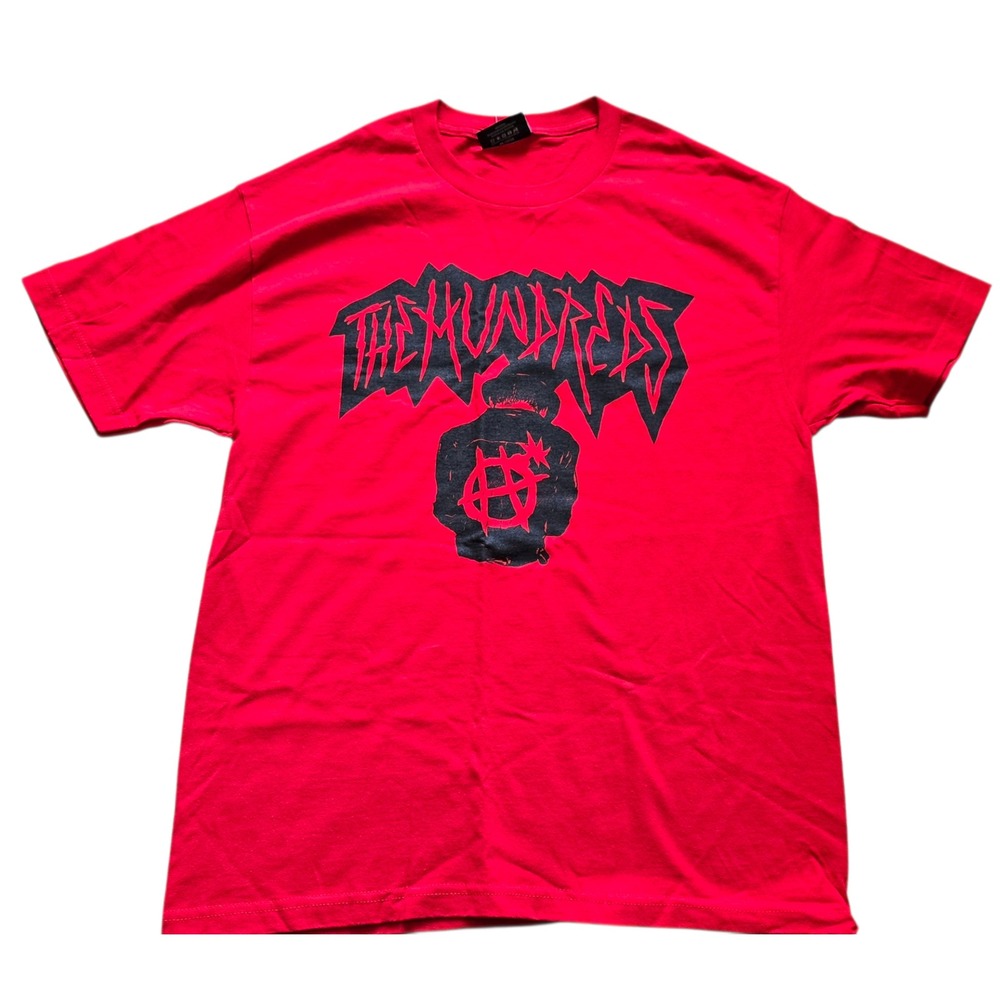 The Hundreds Graphic T Shirt Red Upset Tge Setup Streetwear Sz L‎